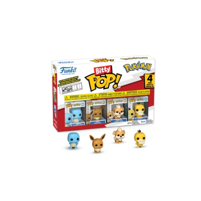 Funko Pop! Bitty POP 4-pak Pokémon Squirtle (81135) i gruppen LEGETØJ, BØRN & BABY / Legetøj / Figurer, miniaturer og tilbehør hos TP E-commerce Nordic AB (D40838)