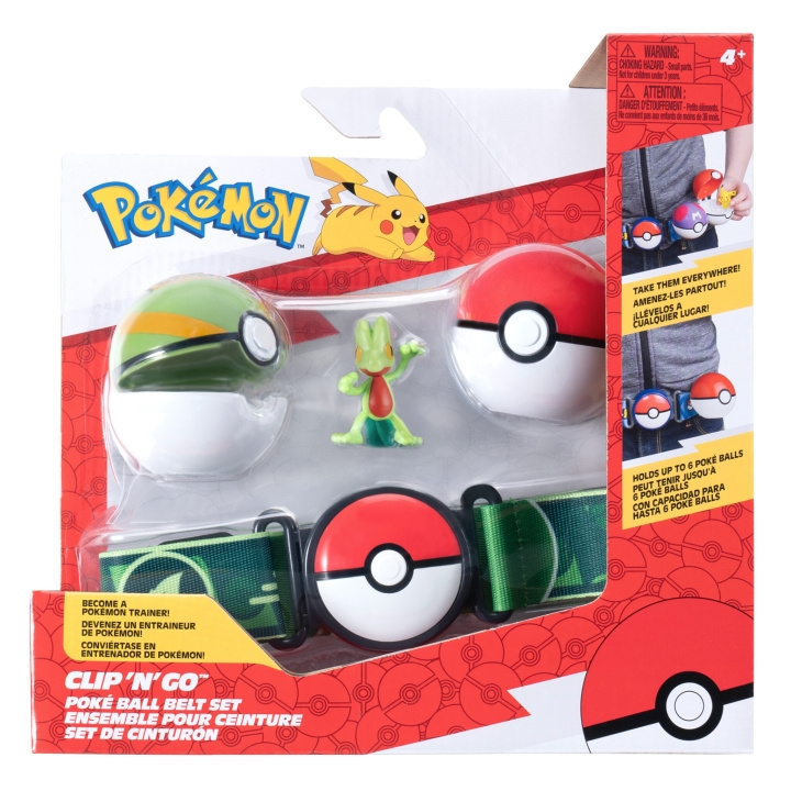 Pokémon Clip N Go-bæltesæt med Treecko (PKW4170) i gruppen LEGETØJ, BØRN & BABY / Legetøj / Figurer, miniaturer og tilbehør hos TP E-commerce Nordic AB (D40841)