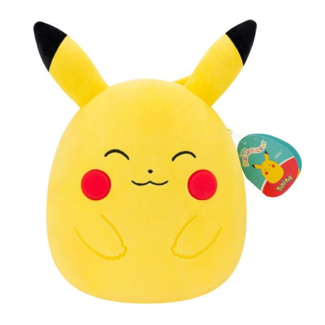 Squishmallows Pokémon 25 cm Happy Pikachu (SQPK00055) i gruppen LEGETØJ, BØRN & BABY / Babyleg (0-3 år) / Tøjdyr hos TP E-commerce Nordic AB (D40842)