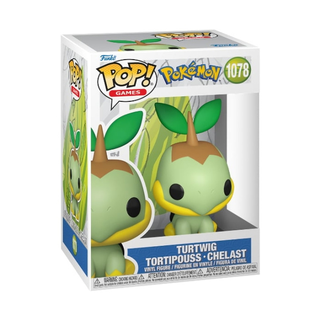 Funko Pop! Pokémon Turtwig i vinyl (86364) i gruppen LEGETØJ, BØRN & BABY / Legetøj / Figurer, miniaturer og tilbehør hos TP E-commerce Nordic AB (D40844)
