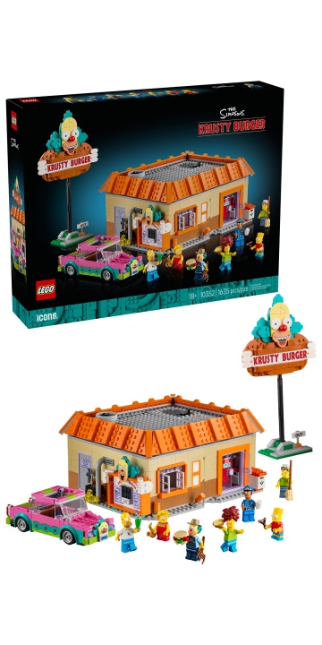 LEGO Icons – The Simpsons™: Krusty Burger (10352) i gruppen LEGETØJ, BØRN & BABY / Legetøj / Bygge legesager / Lego hos TP E-commerce Nordic AB (D40847)