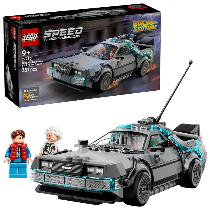 LEGO Speed Champions – Tidsmaskinen fra Tilbage til fremtiden (77256) i gruppen LEGETØJ, BØRN & BABY / Legetøj / Bygge legesager / Lego hos TP E-commerce Nordic AB (D40851)
