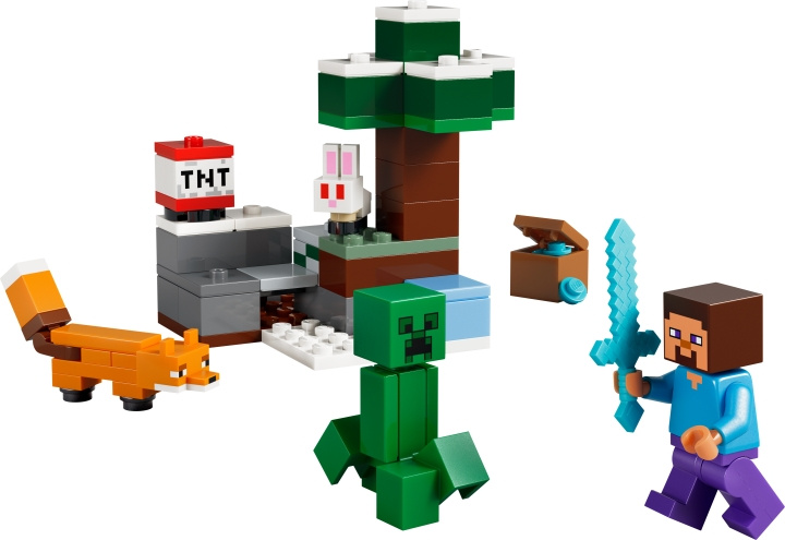 LEGO Minecraft – Steves Taiga-eventyr (21583) i gruppen LEGETØJ, BØRN & BABY / Legetøj / Bygge legesager / Lego hos TP E-commerce Nordic AB (D40852)