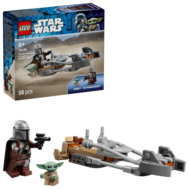 LEGO Star Wars™ – The Mandalorian & Grogus Speeder Bike™ (75436) i gruppen LEGETØJ, BØRN & BABY / Legetøj / Bygge legesager / Lego hos TP E-commerce Nordic AB (D40862)