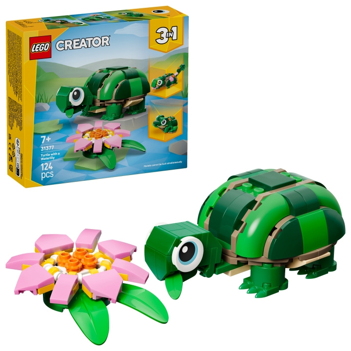 LEGO LEGO Creator – Skildpadde med vandlilje (31377) i gruppen LEGETØJ, BØRN & BABY / Legetøj / Bygge legesager / Lego hos TP E-commerce Nordic AB (D40863)