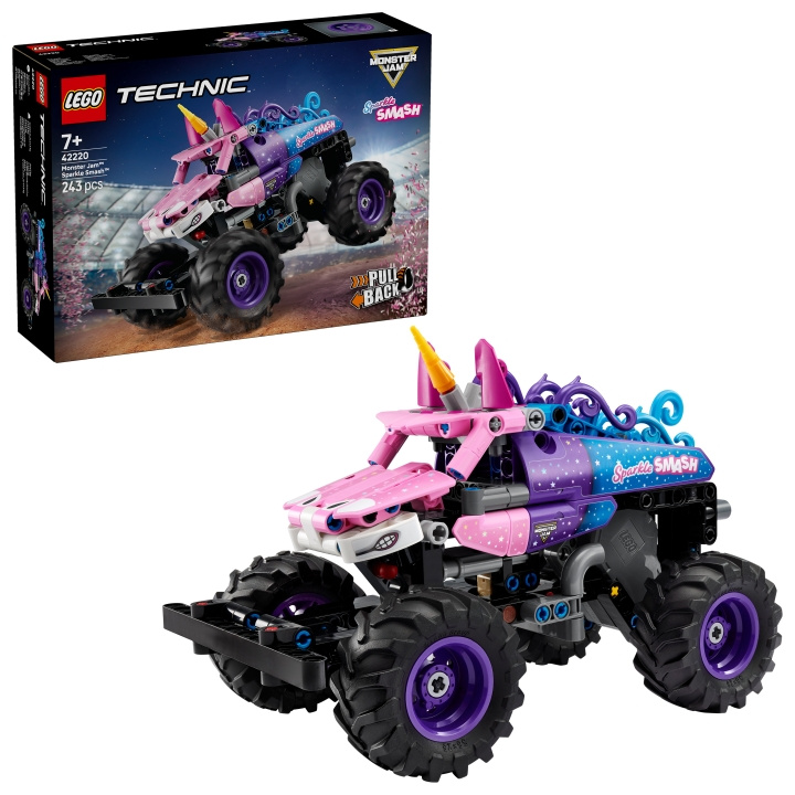 LEGO Technic - Monster Jam™ Sparkle Smash™ Pull-Back (42220) i gruppen LEGETØJ, BØRN & BABY / Legetøj / Bygge legesager / Lego hos TP E-commerce Nordic AB (D40864)