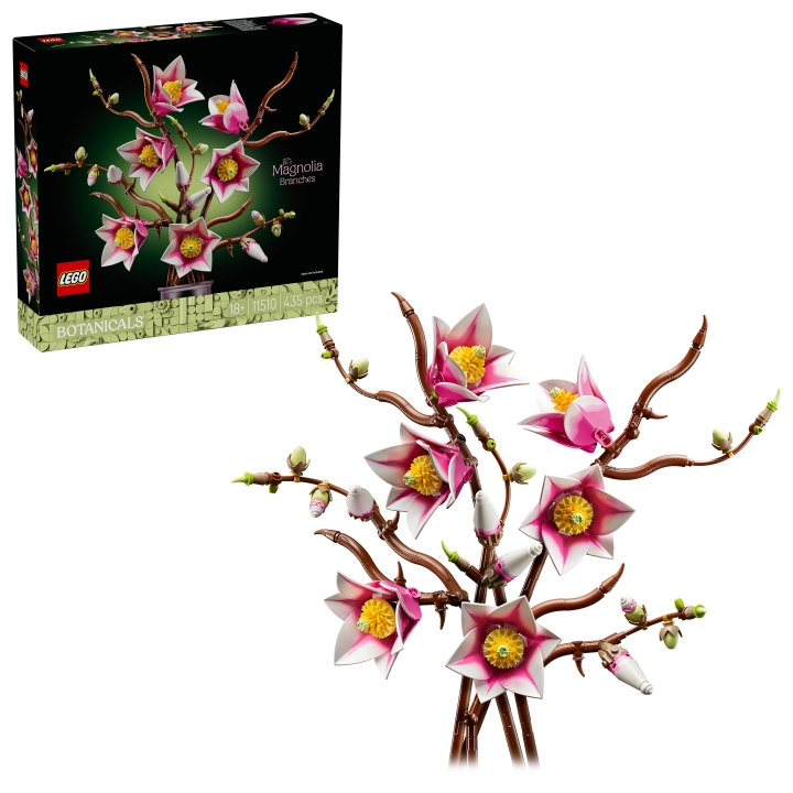 LEGO Botanicals – Magnoliagrene (11510) i gruppen LEGETØJ, BØRN & BABY / Legetøj / Bygge legesager / Lego hos TP E-commerce Nordic AB (D40874)