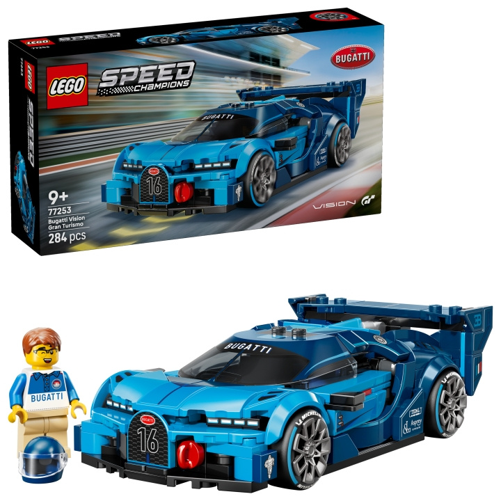 LEGO Speed Champions – Bugatti Vision GT Hyper Sports Car (77253) i gruppen LEGETØJ, BØRN & BABY / Legetøj / Bygge legesager / Lego hos TP E-commerce Nordic AB (D40888)
