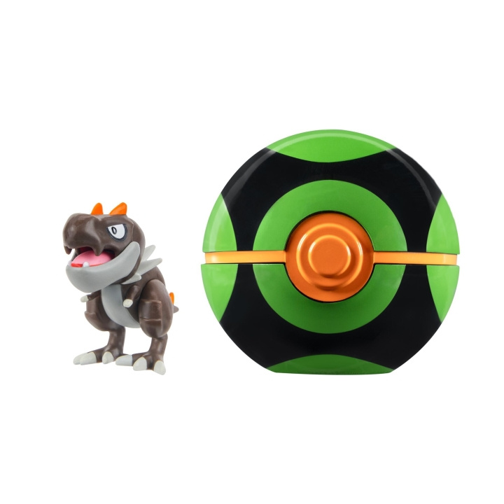 Pokémon Clip N Go Tyrunt med Dusk Ball (PKW4154) i gruppen LEGETØJ, BØRN & BABY / Legetøj / Figurer, miniaturer og tilbehør hos TP E-commerce Nordic AB (D40895)