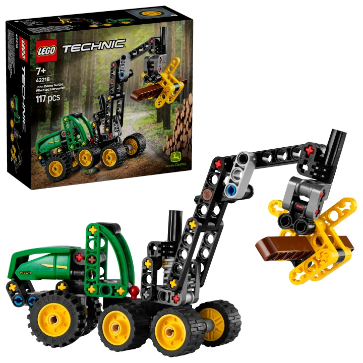 LEGO Technic – John Deere 1470H skovhugger på hjul (42218) i gruppen LEGETØJ, BØRN & BABY / Legetøj / Bygge legesager / Lego hos TP E-commerce Nordic AB (D40935)