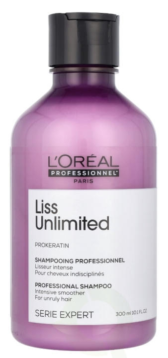 L\'Oreal Serie Expert Liss Unlimited Shampoo 300 ml For Unruly Hair i gruppen SKØNHED & HELSE / Hår og styling / Hårpleje / Shampoo hos TP E-commerce Nordic AB (D40988)