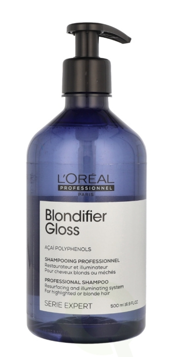 L\'Oreal Serie Expert Blondifier Gloss Shampoo 500 ml i gruppen SKØNHED & HELSE / Hår og styling / Hårpleje / Shampoo hos TP E-commerce Nordic AB (D40989)