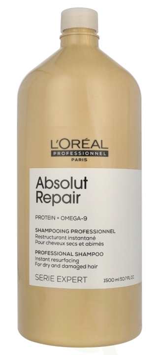 L\'Oreal Serie Expert Absolut Repair Gold Quinoa Shampoo 1500 ml i gruppen SKØNHED & HELSE / Hår og styling / Hårpleje / Shampoo hos TP E-commerce Nordic AB (D40994)