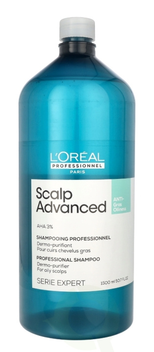 L\'Oreal Serie Expert Scalp Advanced Professional Shampoo 1500 ml Dermo-Purifier For Oily Scalps i gruppen SKØNHED & HELSE / Hår og styling / Hårpleje / Shampoo hos TP E-commerce Nordic AB (D41009)
