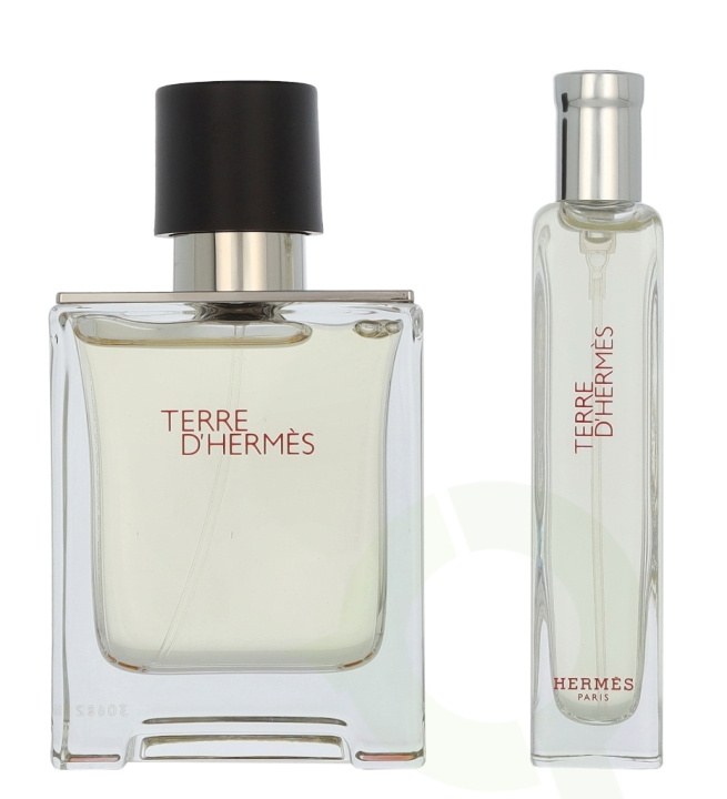 Hermes Terre D\'Hermes Giftset 65 ml Edt Spray 50ml/Edt Spray 15ml i gruppen SKØNHED & HELSE / Duft & Parfume / Parfume hos TP E-commerce Nordic AB (D41091)