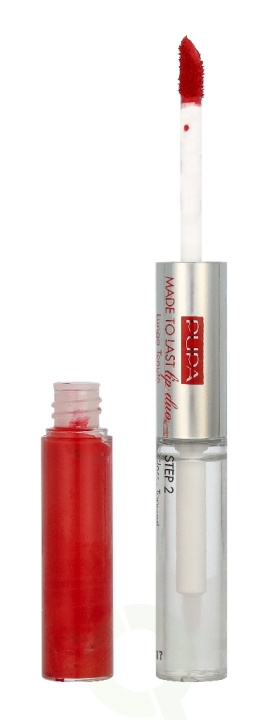 Pupa Milano Pupa Made to Last Lip Duo Lipstick 8 ml #018 Imperial Red / 2x4ml i gruppen SKØNHED & HELSE / Makeup / Læber / Læbestift hos TP E-commerce Nordic AB (D41093)