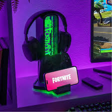 Paladone Fortnite-hovedtelefonholder til skrivebordet med lys i gruppen COMPUTERTILBEHØR / GAMING / Gaming tilbehør hos TP E-commerce Nordic AB (D41141)