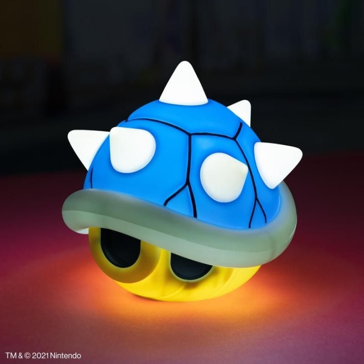 Nintendo Mario Kart Blue Shell Light Med Lyd Lampe - GEEKD.dk