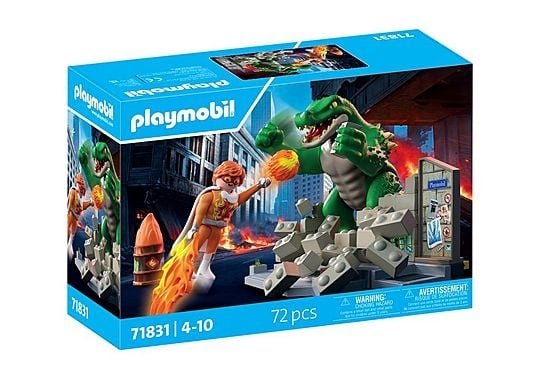 Playmobil Helte: Heltekamp mod kæmpeøgle (71831) i gruppen LEGETØJ, BØRN & BABY / Legetøj / Figurer, miniaturer og tilbehør hos TP E-commerce Nordic AB (D41169)