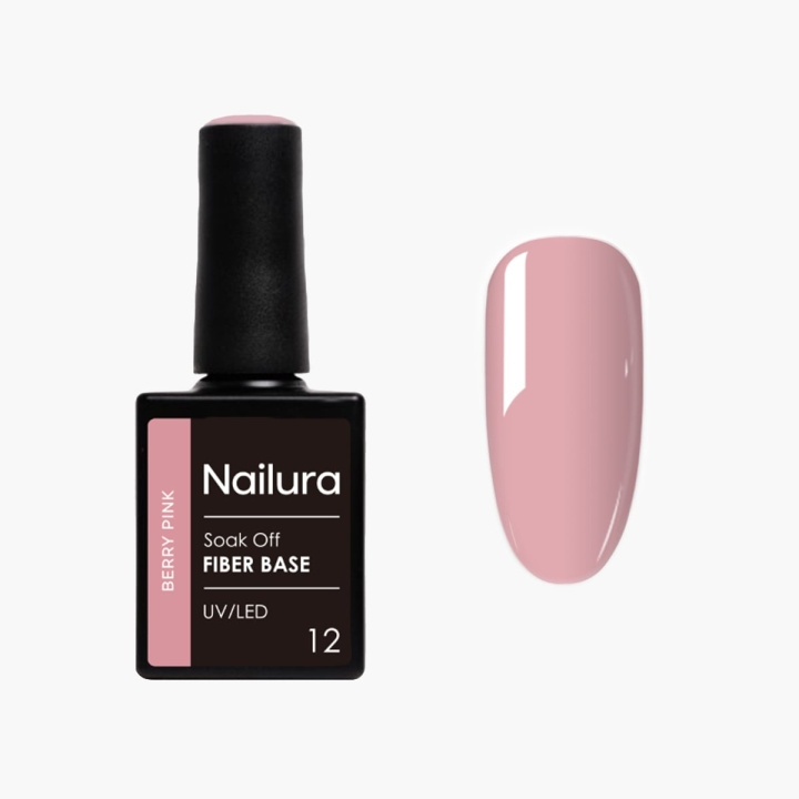 Nailura Fiber Base – Berry Pink – 10 ml i gruppen SKØNHED & HELSE / Manicure / pedicure / Negle kit hos TP E-commerce Nordic AB (D41239)