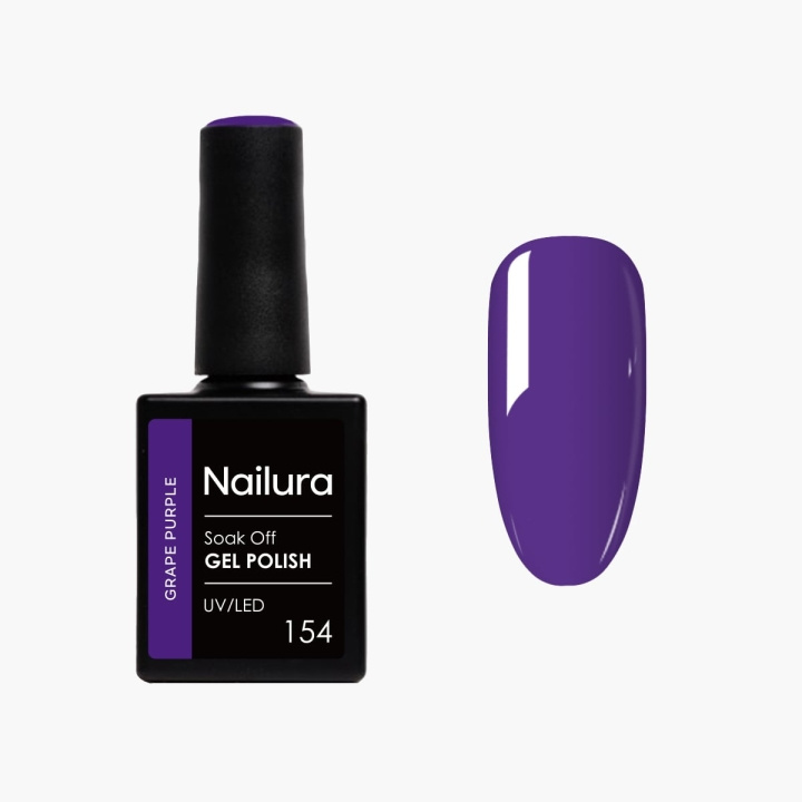 Nailura Gelpolish 154 – Grape Purple – 10 ml i gruppen SKØNHED & HELSE / Manicure / pedicure / Neglelak hos TP E-commerce Nordic AB (D41247)