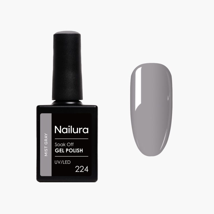 Nailura Gelpolish 224 – Mist Gray – 10 ml i gruppen SKØNHED & HELSE / Manicure / pedicure / Neglelak hos TP E-commerce Nordic AB (D41251)