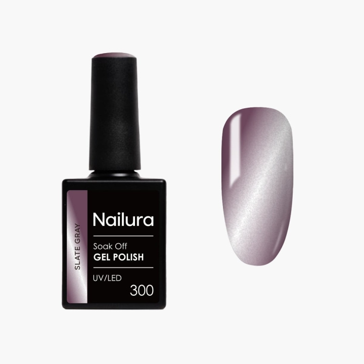 Nailura Gel Polish 300 – Skifergrå – 10 ml i gruppen SKØNHED & HELSE / Manicure / pedicure / Neglelak hos TP E-commerce Nordic AB (D41254)