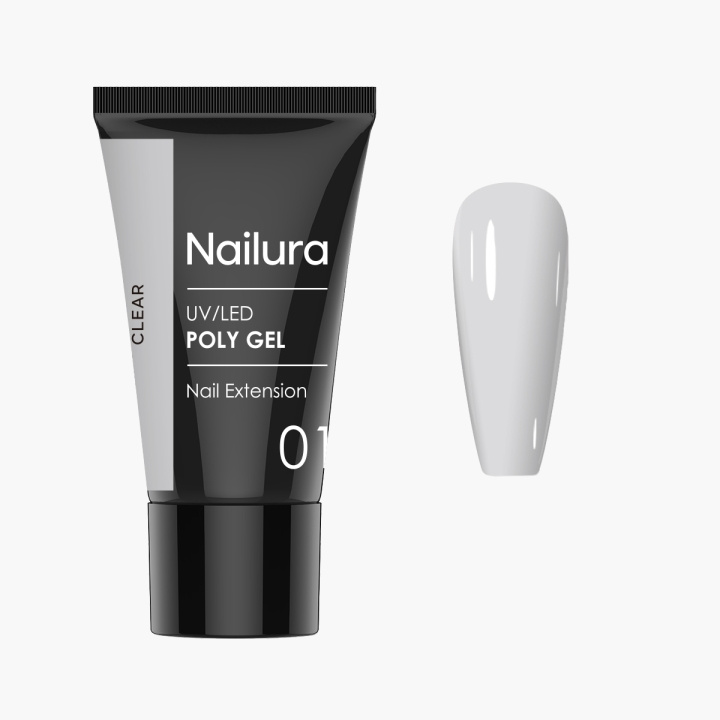 Nailura Poly Gel 1 – Klar – 30 ml i gruppen SKØNHED & HELSE / Manicure / pedicure / Negle kit hos TP E-commerce Nordic AB (D41311)