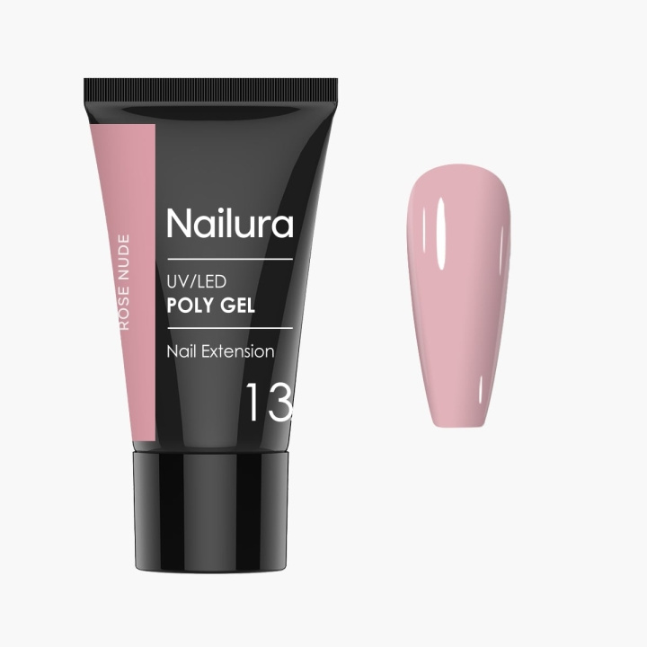 Nailura Poly Gel 13 – Rose Nude – 30 ml i gruppen SKØNHED & HELSE / Manicure / pedicure / Neglelak hos TP E-commerce Nordic AB (D41322)