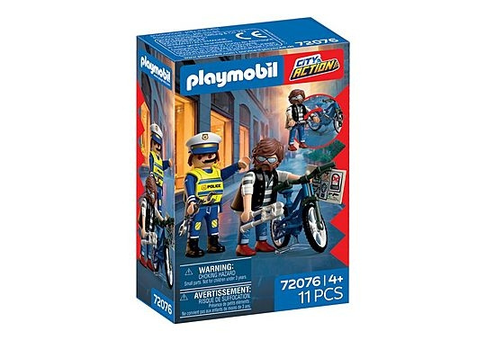 Playmobil Cykeltyveri (72076) i gruppen LEGETØJ, BØRN & BABY / Legetøj / Figurer, miniaturer og tilbehør hos TP E-commerce Nordic AB (D41357)