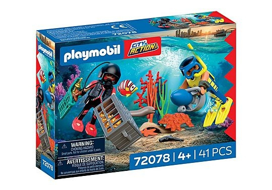 Playmobil Politidykker med skatten (72078) i gruppen LEGETØJ, BØRN & BABY / Legetøj / Figurer, miniaturer og tilbehør hos TP E-commerce Nordic AB (D41358)