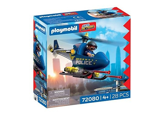 Playmobil Politiets helikopter (72080) i gruppen LEGETØJ, BØRN & BABY / Legetøj / Figurer, miniaturer og tilbehør hos TP E-commerce Nordic AB (D41360)