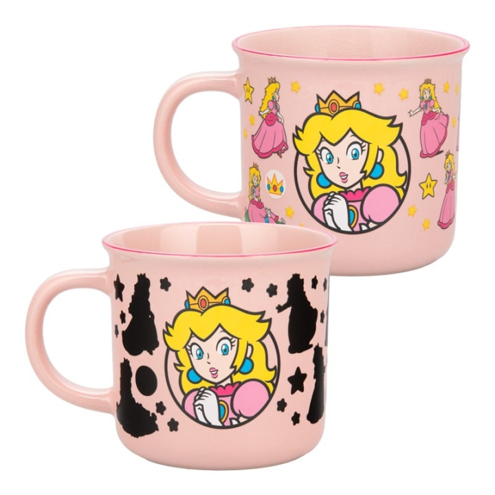 Paladone Princess Peach-krus med farveskift i gruppen SPORT, FRITID & HOBBY / Sjove gadgets / Krus hos TP E-commerce Nordic AB (D41372)
