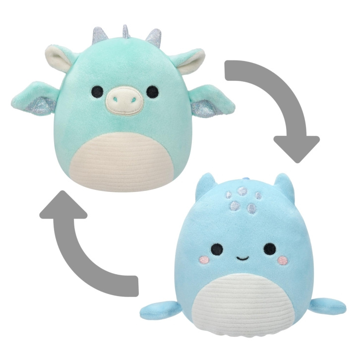 Squishmallows 13 cm P18-plysdyr – Flip A Mallows – Miles og Lune i gruppen LEGETØJ, BØRN & BABY / Babyleg (0-3 år) / Tøjdyr hos TP E-commerce Nordic AB (D41398)