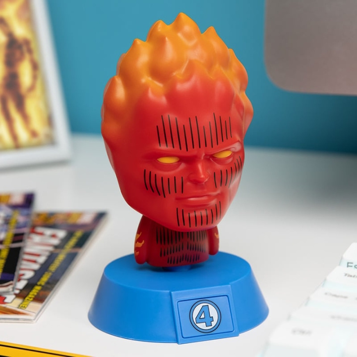 Paladone Human Torch-ikonlampe i gruppen LEGETØJ, BØRN & BABY / Børneværelse / Belysning til børn / Bordlamper hos TP E-commerce Nordic AB (D41405)