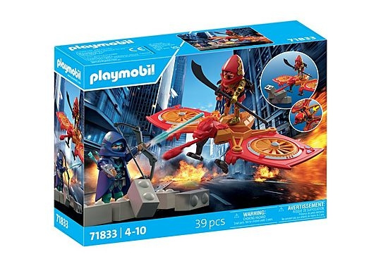 Playmobil 71833 - Hero Drone Fight With Evil Ninja - Action Heroes