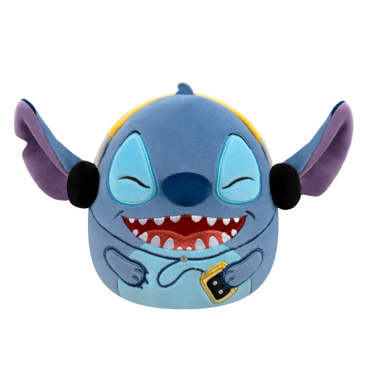 Squishmallows 20 cm Disney – Stitch med hovedtelefoner i gruppen LEGETØJ, BØRN & BABY / Babyleg (0-3 år) / Tøjdyr hos TP E-commerce Nordic AB (D41422)