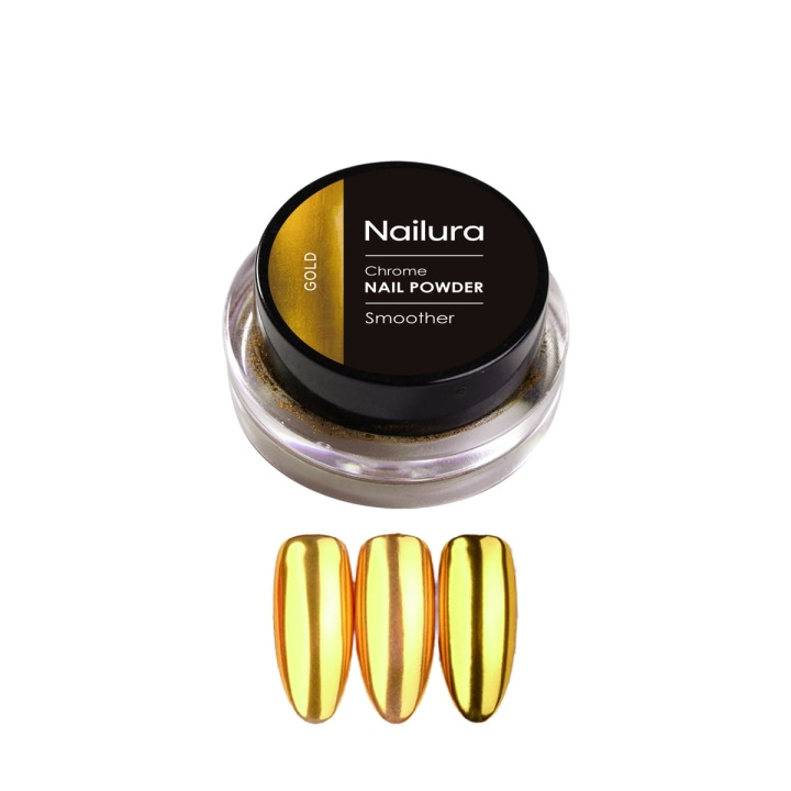 Nailura Chrom Powder – Guld i gruppen SKØNHED & HELSE / Manicure / pedicure / Negle kit hos TP E-commerce Nordic AB (D41426)