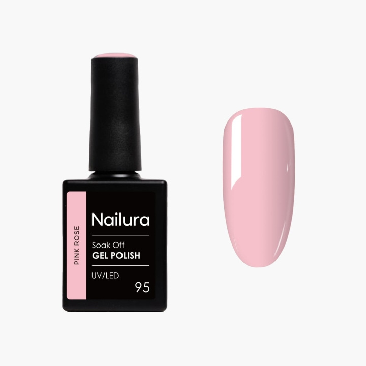 Nailura Gelpolish 95 – Pink Rose – 10 ml i gruppen SKØNHED & HELSE / Manicure / pedicure / Neglelak hos TP E-commerce Nordic AB (D41481)