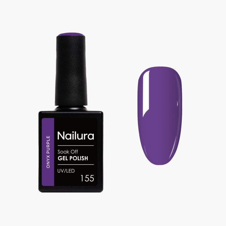 Nailura Gelpolish 155 – Onyx Purple – 10 ml i gruppen SKØNHED & HELSE / Manicure / pedicure / Neglelak hos TP E-commerce Nordic AB (D41501)
