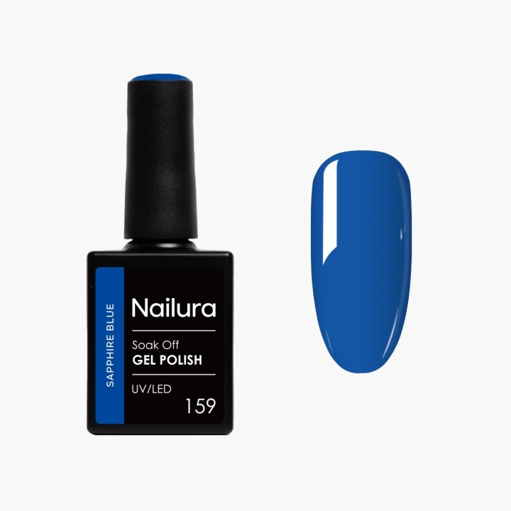 Nailura Gelpolish 159 – Safirblå – 10 ml i gruppen SKØNHED & HELSE / Manicure / pedicure / Neglelak hos TP E-commerce Nordic AB (D41504)