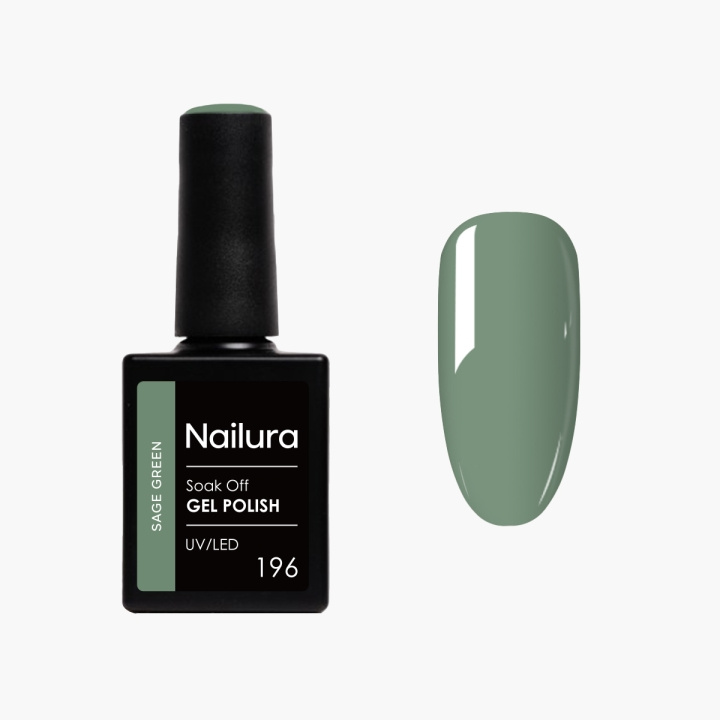 Nailura Gelpolish 196 – Salviegrøn – 10 ml i gruppen SKØNHED & HELSE / Manicure / pedicure / Neglelak hos TP E-commerce Nordic AB (D41517)