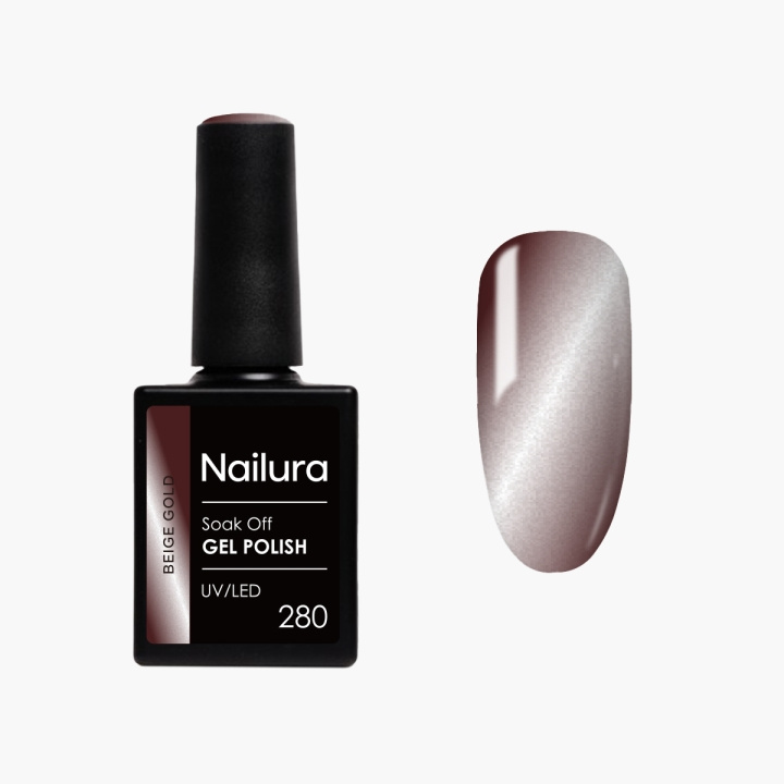 Nailura Gelpolish 280 – Beige Gold – 10 ml i gruppen SKØNHED & HELSE / Manicure / pedicure / Neglelak hos TP E-commerce Nordic AB (D41542)