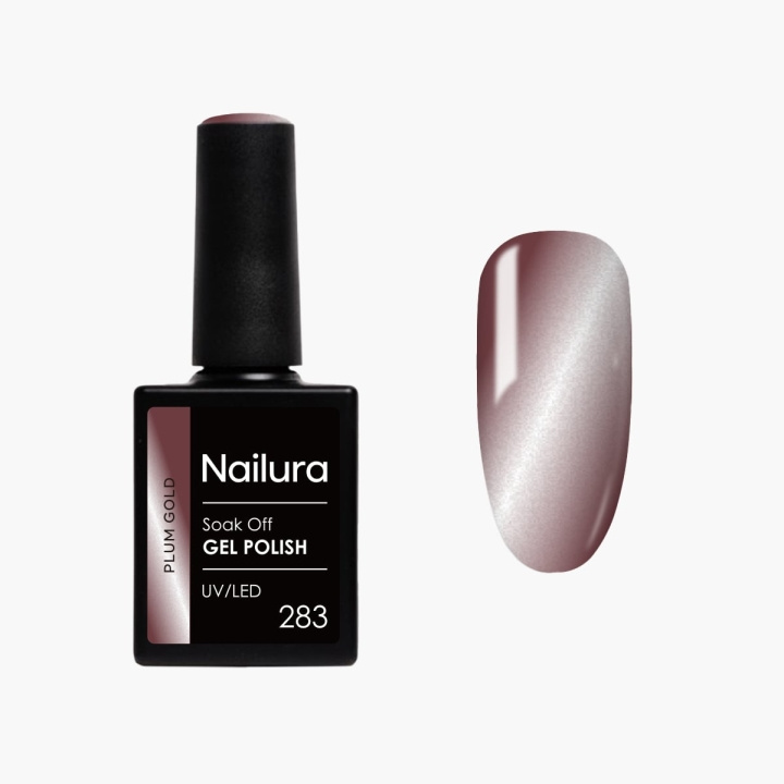 Nailura Gelpolish 283 – Plum Gold – 10 ml i gruppen SKØNHED & HELSE / Manicure / pedicure / Neglelak hos TP E-commerce Nordic AB (D41543)