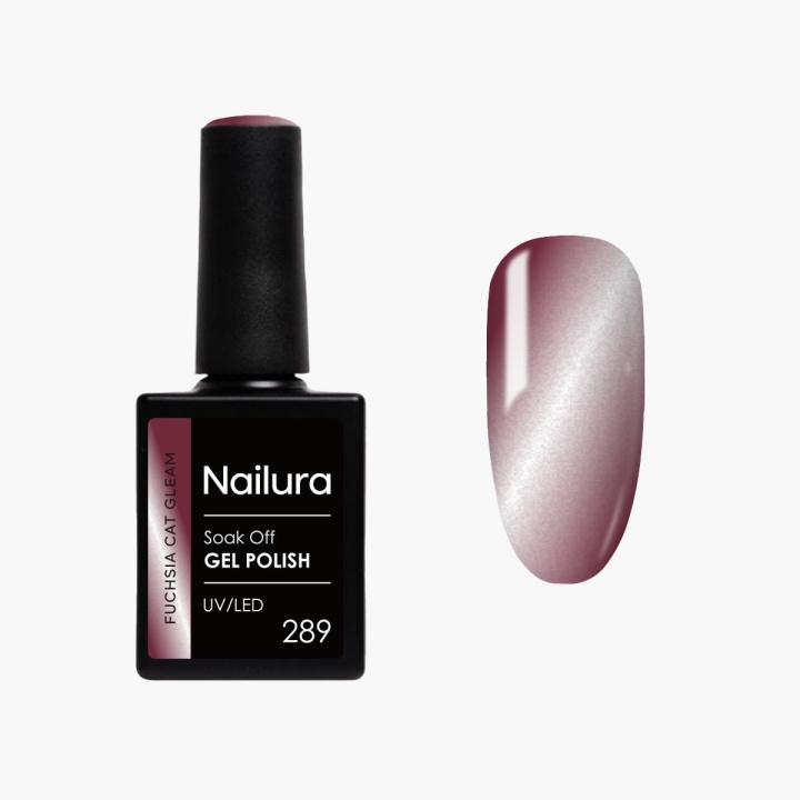 Nailura Gelpolish 289 Fuchsia Cat Gleam – Fuchsia – 10 ml i gruppen SKØNHED & HELSE / Manicure / pedicure / Neglelak hos TP E-commerce Nordic AB (D41546)
