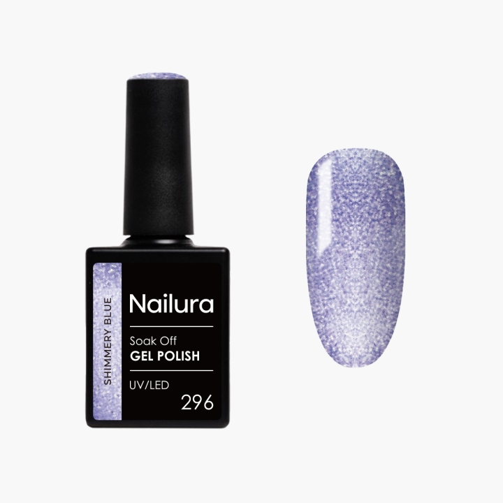 Nailura Gelpolish 296 – Shimmery Blue – 10 ml i gruppen SKØNHED & HELSE / Manicure / pedicure / Neglelak hos TP E-commerce Nordic AB (D41551)