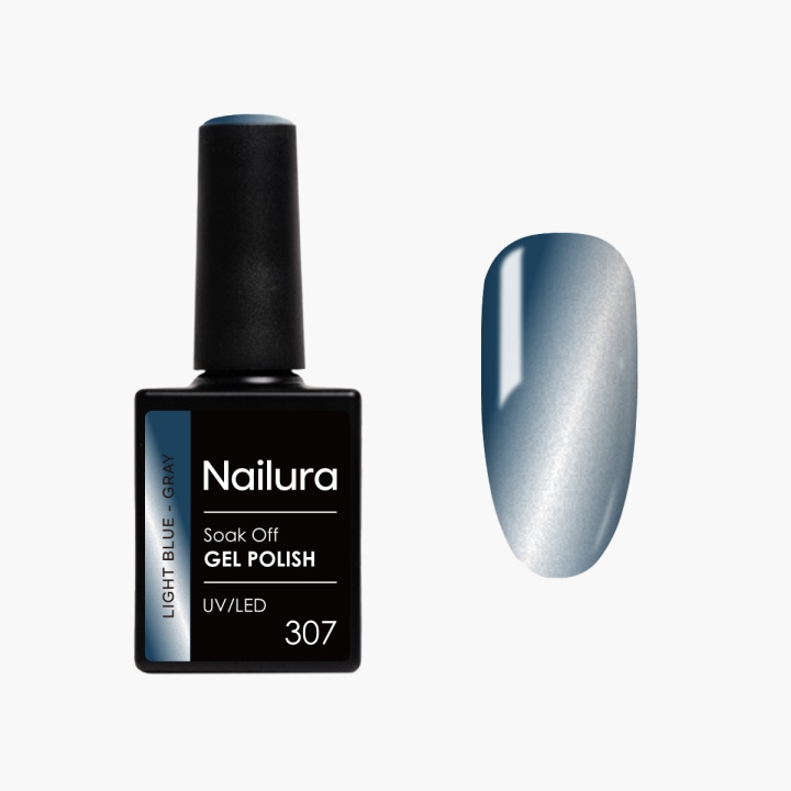 Nailura Gelpolish 307 – Lys blågrå – 10 ml i gruppen SKØNHED & HELSE / Manicure / pedicure / Neglelak hos TP E-commerce Nordic AB (D41558)