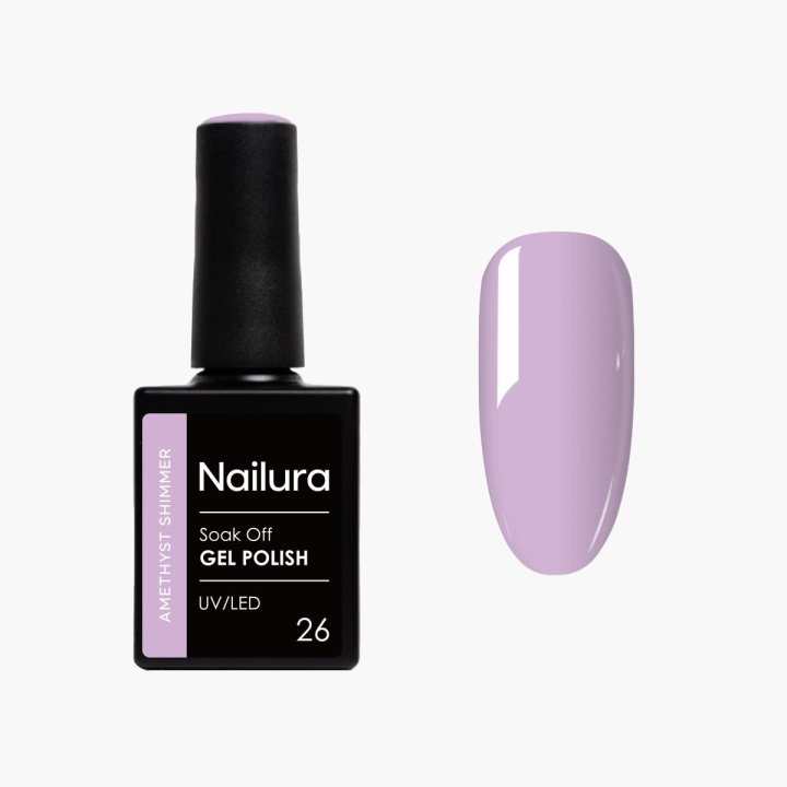 Nailura Gel Polish 26 – Amethyst Shimmer – Ametystlilla – 10 ml i gruppen SKØNHED & HELSE / Manicure / pedicure / Neglelak hos TP E-commerce Nordic AB (D41610)