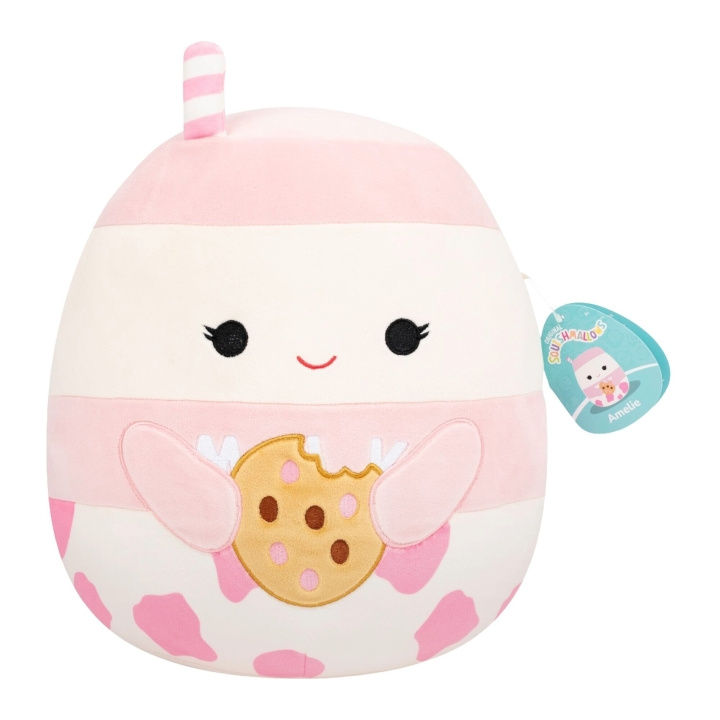 Squishmallows 30 cm P26 – Amelie Strawberry Milk i gruppen LEGETØJ, BØRN & BABY / Babyleg (0-3 år) / Tøjdyr hos TP E-commerce Nordic AB (D41645)