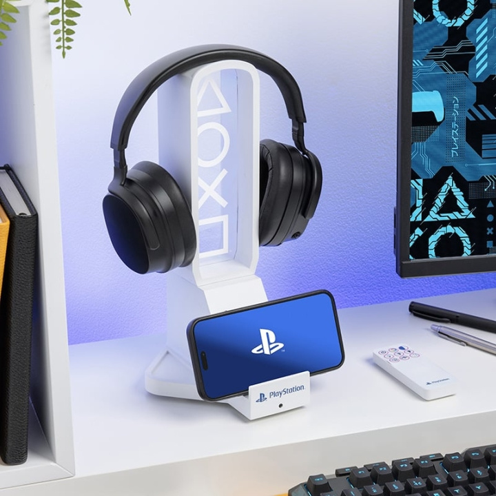 Paladone PlayStation-bordhovedtelefonholder med lys i gruppen COMPUTERTILBEHØR / GAMING / Gaming tilbehør hos TP E-commerce Nordic AB (D41647)